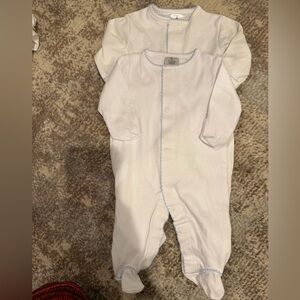 White Baby One Piece Set of 2